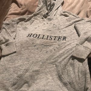 Grey Hollister hoodie